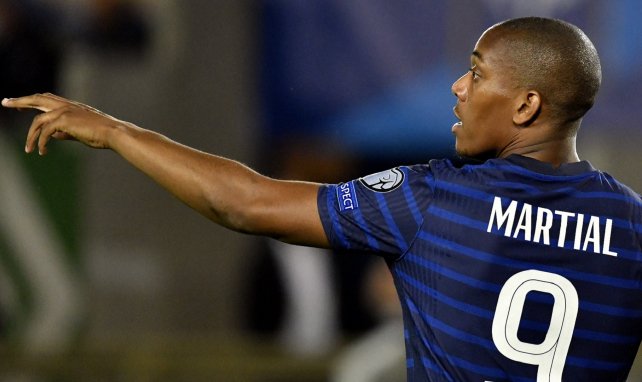 Anthony Martial, durante un partido