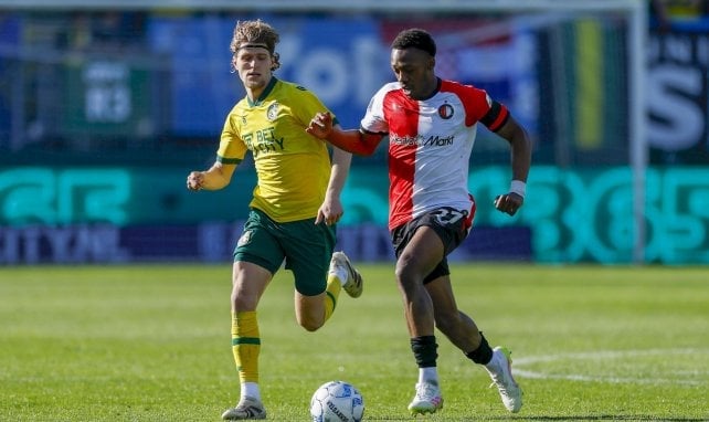 Antoni Milambo con el Feyenoord.