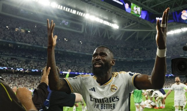 Antonio Rüdiger con el Real Madrid