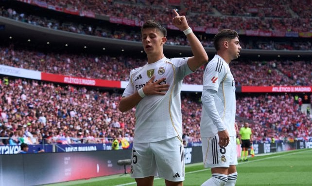 Arda Güler con el Real Madrid