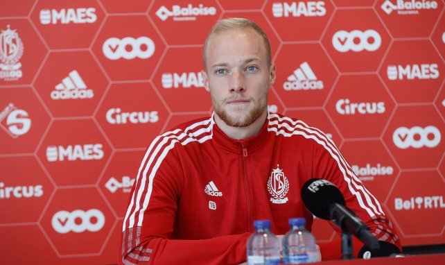 Arnau Bodart en sala de prensa.