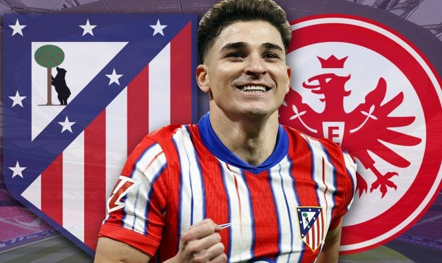 Julián Álvarez con el Atleti