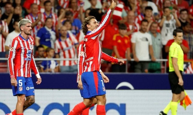 Antoine Griezmann con el Atleti