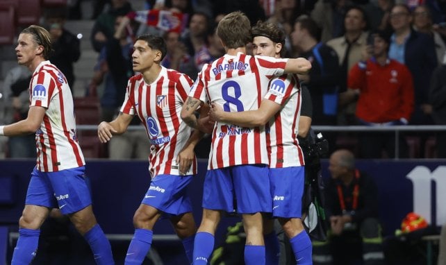 Julián Álvarez con el Atleti
