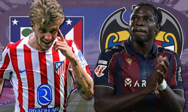Atlético de Madrid - Levante | Los onces probables