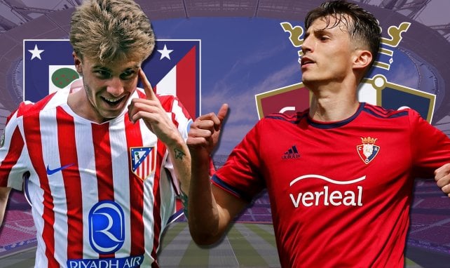 Atlético de Madrid - Osasuna | Los onces probables