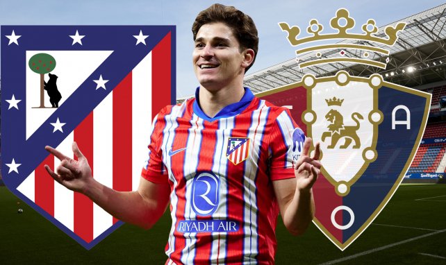 Julián Álvarez en El Sadar.