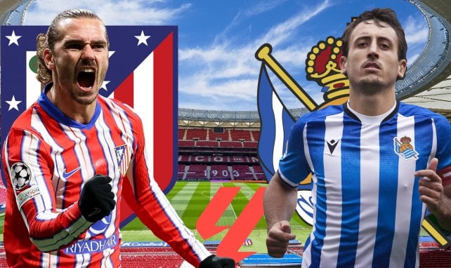 Antoine Griezmann y Mikel Oyarzabal.