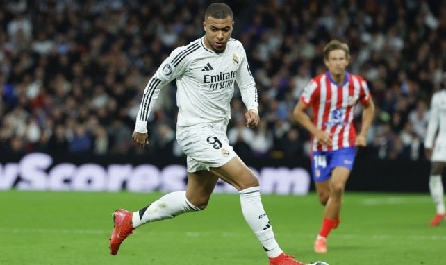 Kylian Mbappé con el Real Madrid