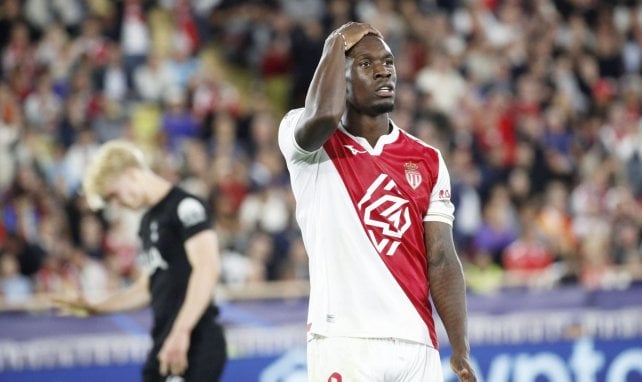 Folarin Balogun con el AS Mónaco