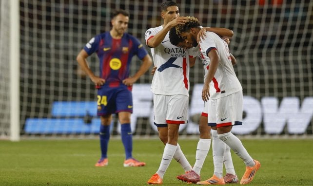 El PSG celebra un gol