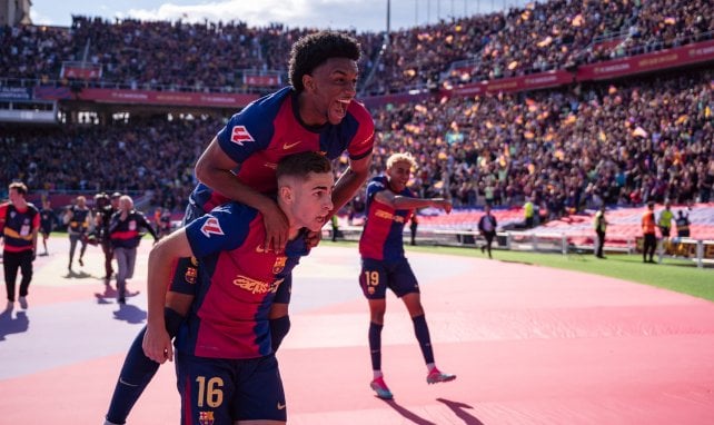 Fermín y Balde con el FC Barcelona