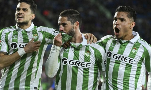 Isco con el Real Betis