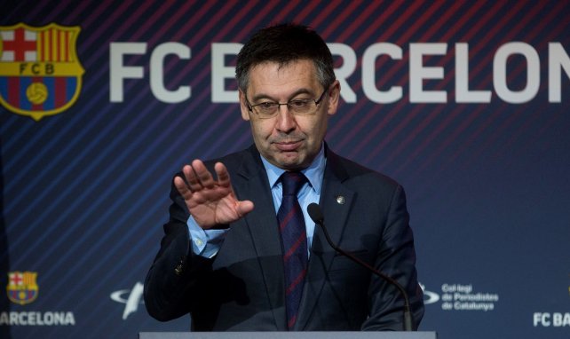 Josep Maria Bartomeu en rueda de prensa