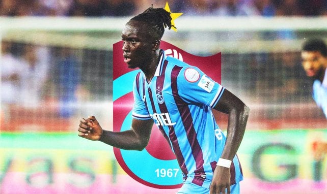 Batista Mendy con el Trabzonspor.