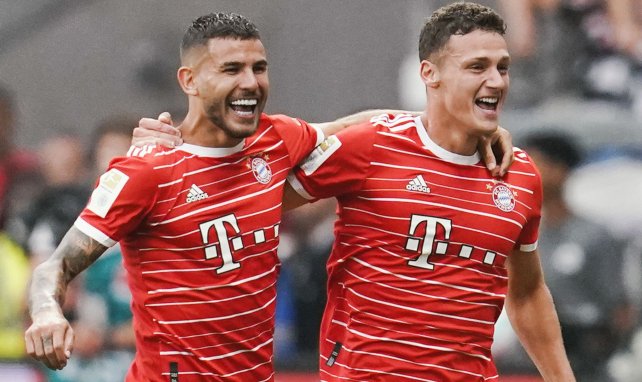 Lucas Hernández y Benjamin Pavard, en acción con el Bayern Múnich