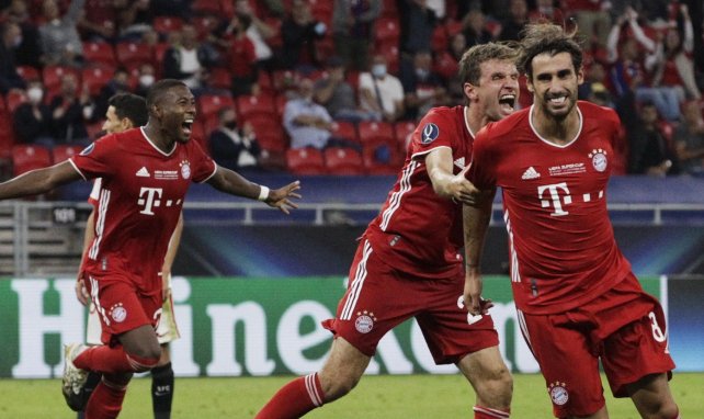 Javi Martinez celebra un gol con el Bayern Múnich
