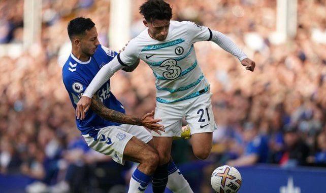 Ben Chilwell, en acción con el Chelsea