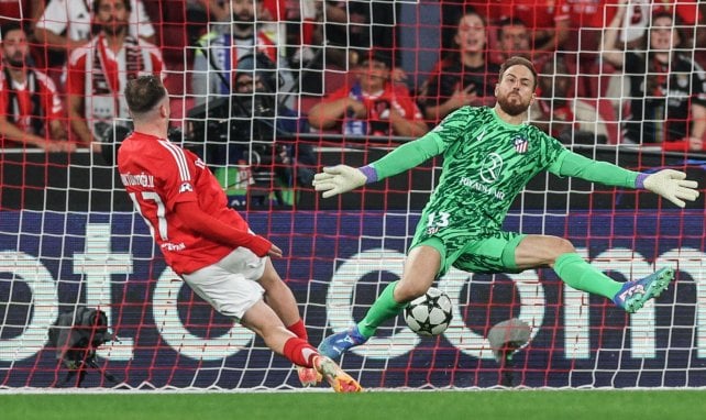 Jan Oblak con el Atlético de Madrid