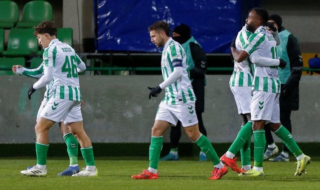 El Real Betis celebra un gol.