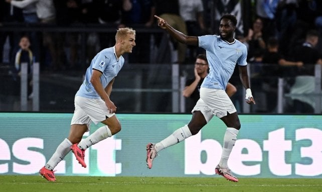 La Lazio celebra un gol