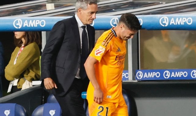 Brahim Díaz con el Real Madrid