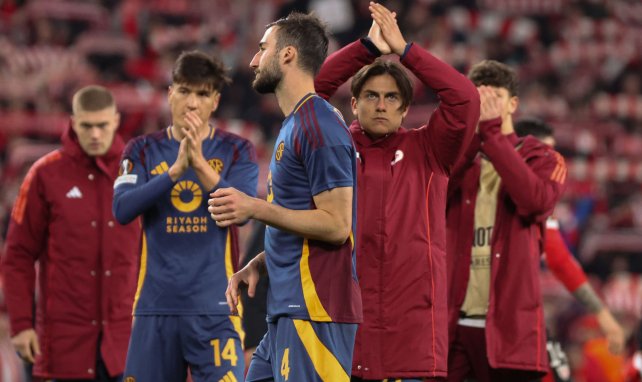 Aplausos de la AS Roma