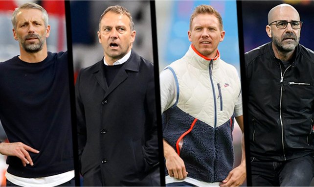 Rose, Flick, Nagelsmann y Bosz