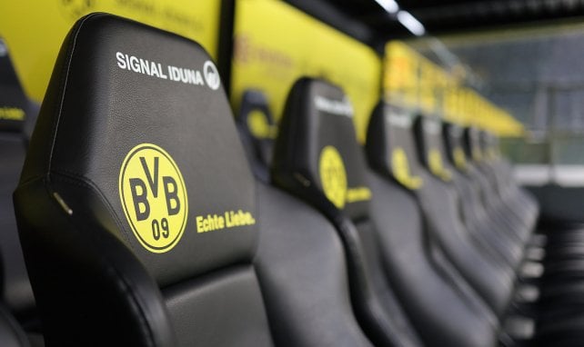 El banquillo del Borussia Dortmund 