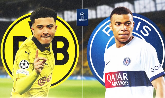 Jadon Sancho y Kylian Mbappé.