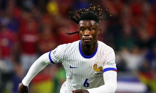 Eduardo Camavinga, con la Selección de Francia