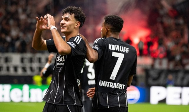 Can Uzun con el Eintracht de Frankfurt