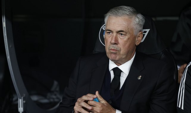 Carlo Ancelotti con el Real Madrid