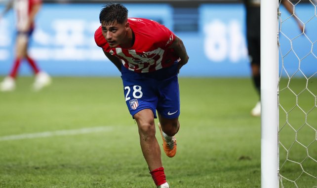 Carlos Martín con el Atlético de Madrid