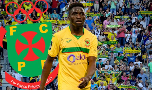 Matchoi Djalo, con la elástica del Paços de Ferrerira