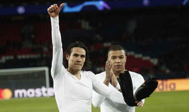 Edinson Cavani y Kylian Mbappé compartieron equipo hasta el pasado verano
