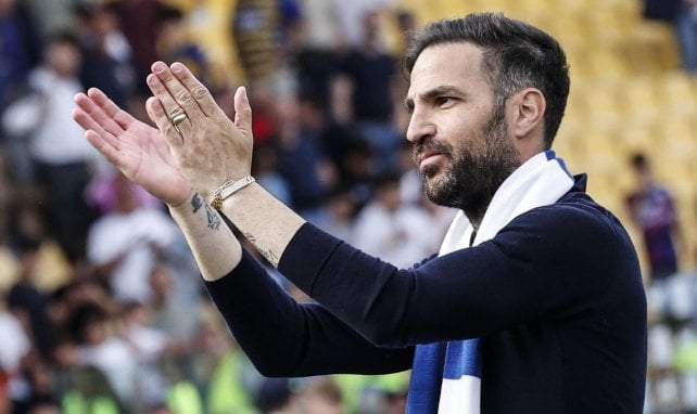Cesc Fàbregas con el Como
