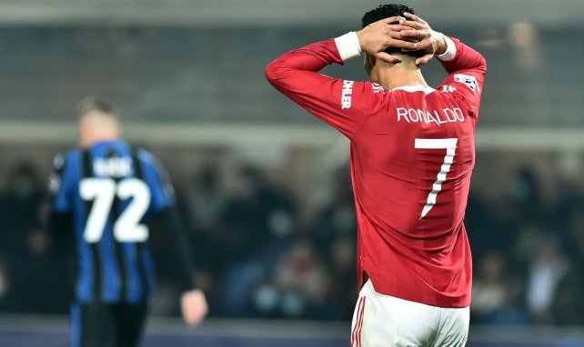 Cristiano Ronaldo decepcionado tras un gol en contra