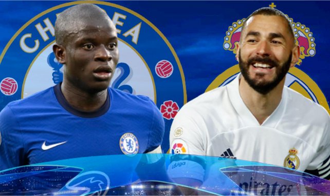 N'Golo Kanté y Karim Benzema