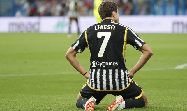 Federico Chiesa con la Juventus