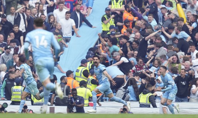La alegría del Manchester City con la remontada en el Etihad Stadium