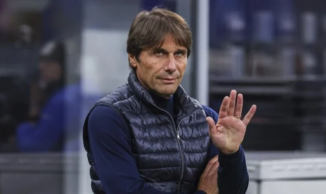 Antonio Conte con el Nápoles.