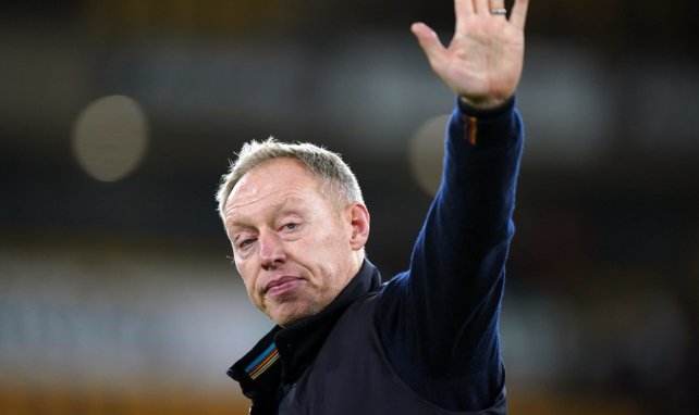 Steve Cooper con el Nottingham Forest