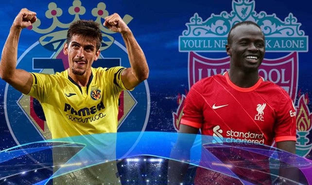 Gerard Moreno (Villarreal CF) y Sadio Mané (Liverpool)