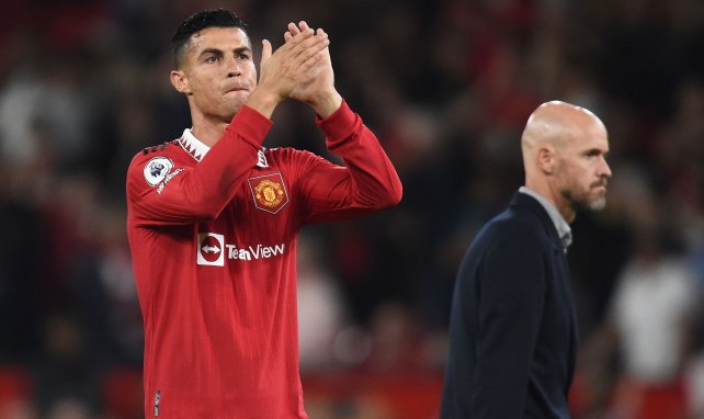 CR7 y Ten Hag en el MU