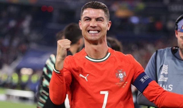 Cristiano Ronaldo con Portugal.