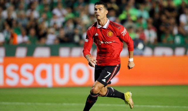 Cristiano Ronaldo, en acción con el Manchester United