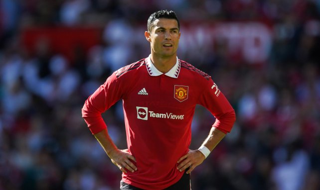 Cristiano Ronaldo, con los colores del Manchester United
