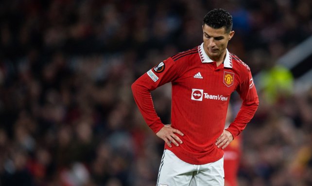 Cristiano Ronaldo, en acción con el Manchester United