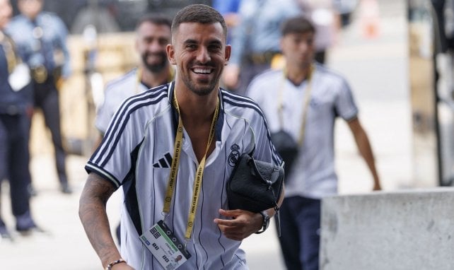 Dani Ceballos con el Real Madrid